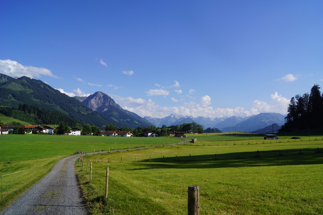 Landschaft im Oberallgäu